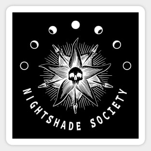 Nightshade Society Logo, Wednesday series Netflix Sticker